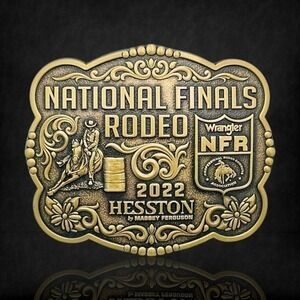 Montana Silversmiths LIMITED EDITION 2022 Hesston NFR Buckle Retail $120 - New